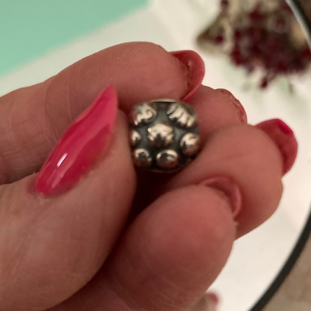 Pandora Retired “Love & Family” bead 925 sterling silver ALE Retired. - Picture 4 of 4